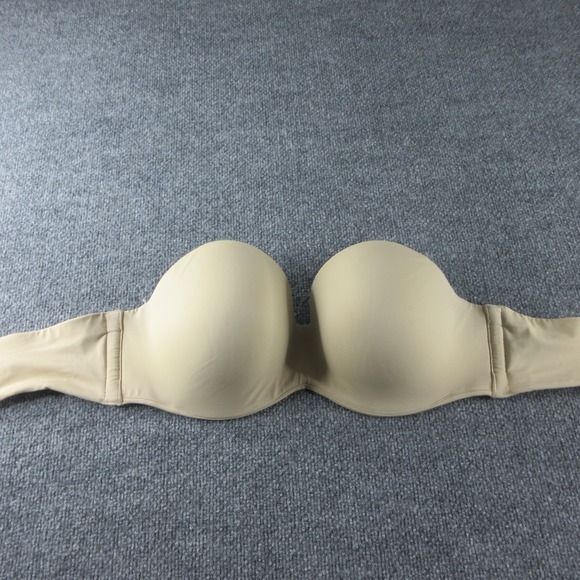 Cacique Other - Cacique Smooth Boost Strapless Multi Way Bra Womens 40DDD Beige Nude Smooth
